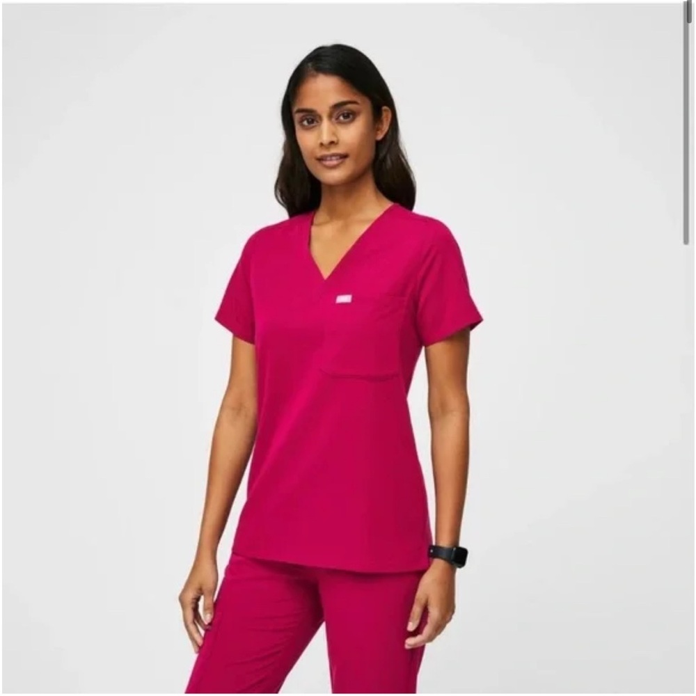 Figs scrub set in Rose